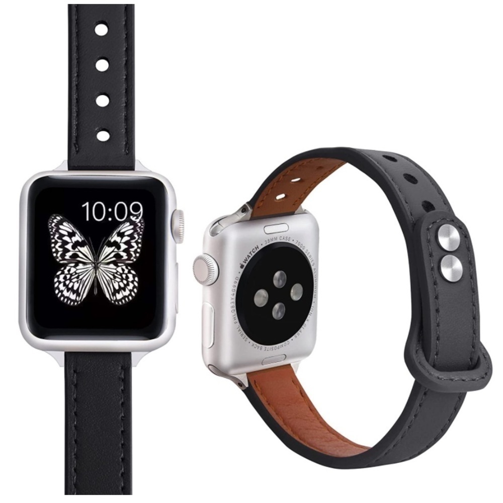 Black Nylon Solo Loop Band Compatible with Google Pixel Watch Band